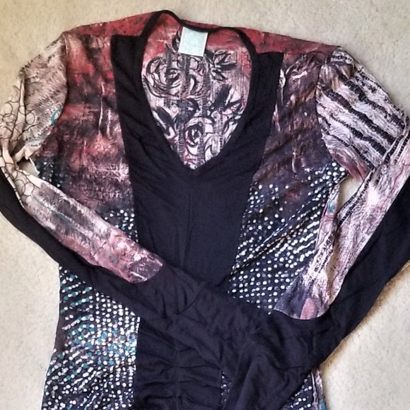 Legatte Jeans midi dress, size 6 (Legatte size I) EU 42, made in Italy - Picture 7 of 12